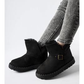 Crne izolirane čizme za snijeg s Monal izrezom crna 1