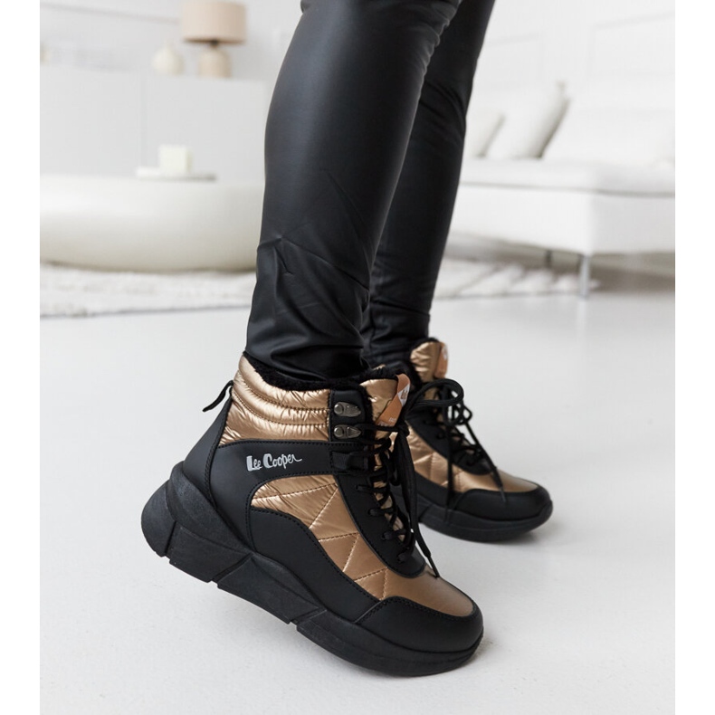 Zlatne čizme za snijeg Lee Cooper LCJ-23-44-1986L crna 2
