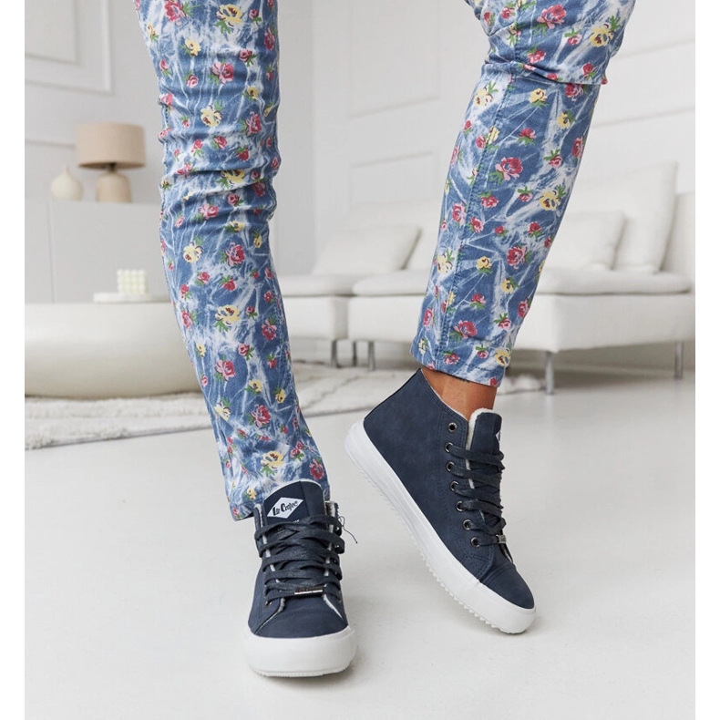 Mornarsko plave tenisice Lee Cooper LCJL-20-31-12 plava 1