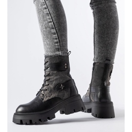 Crne izolirane čizme s Norwalk štitnikom crna 1