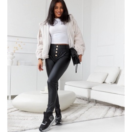 Crne izolirane tenisice s Deleon svjetlucavima crna 1