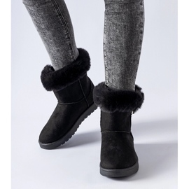 Crne Borgorato čizme za snijeg podstavljene krznom crna 1