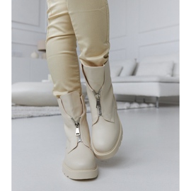 Bež izolirane čizme s patentnim zatvaračem iz Oakdalea 1