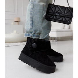 Crne kratke izolirane čizme za snijeg od Casimira crna 2