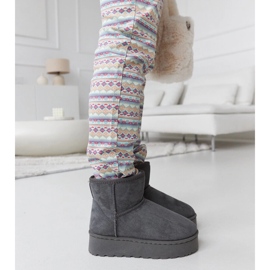 Sive izolirane čizme za snijeg na Tucson platformi siva 1