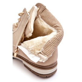 News Ženske kožne izolirane čizme bež Bimena 1