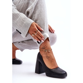 Cipele na masivnu petu crne crna 3