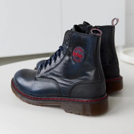 Mornarsko plave cipele od prirodne kože Lee Cooper LCJP-20-01-014 plava 1