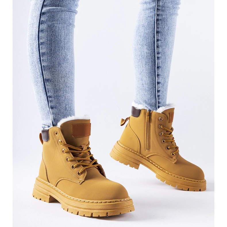 Smeđe izolirane radničke čizme iz Stevensa smeđa 1