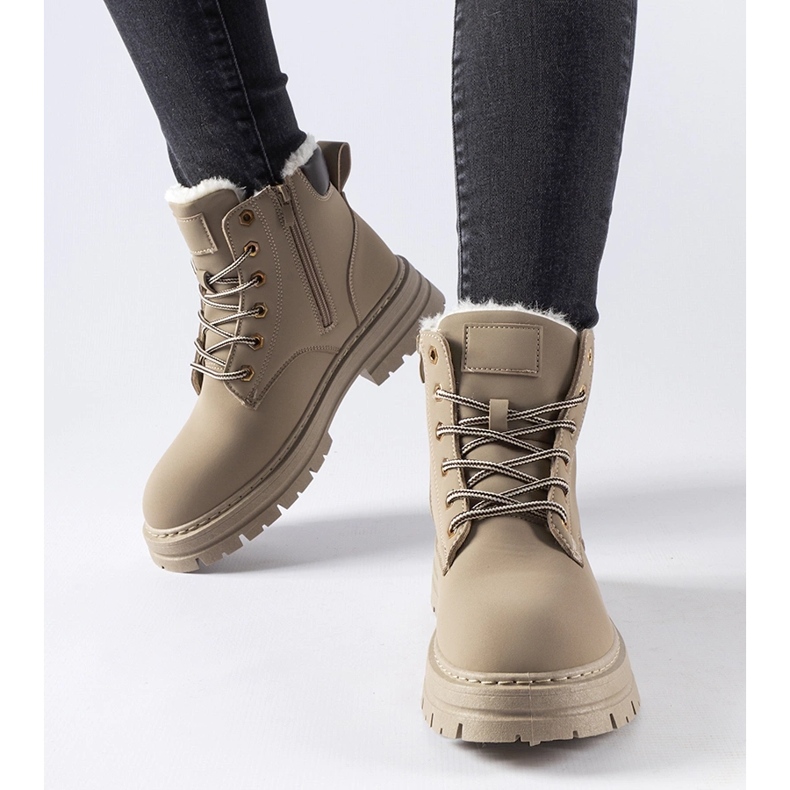 Bež izolirane radničke čizme iz Stevensa 1