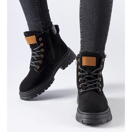 Crni izolirani Stevens radnici crna 1