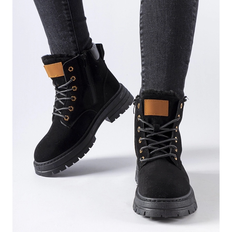 Crni izolirani Stevens radnici crna 1