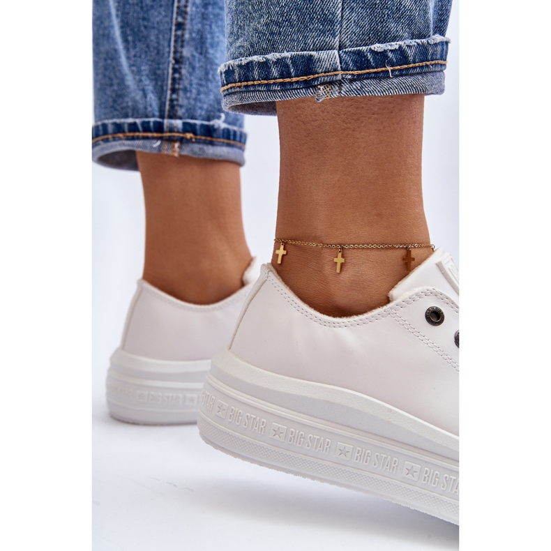 Ženske izolirane niske tenisice White Big Star MM274029 bijela 1