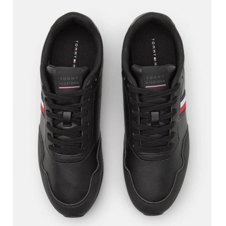 Tommy Hilfiger Core Lo Runner Pu M cipele FM0FM048340GQ crna 1
