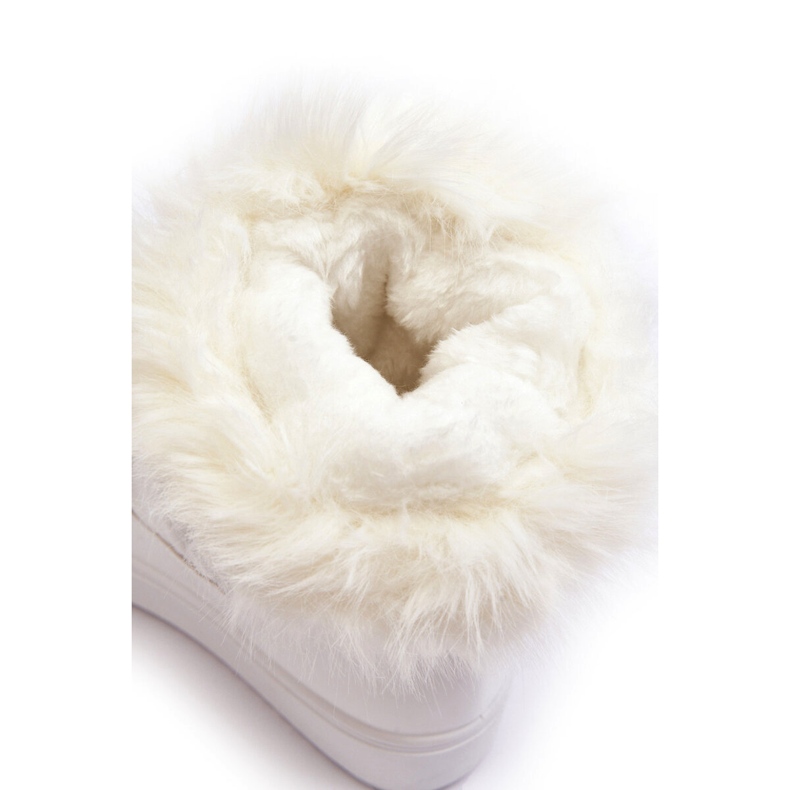 Seastar Bijele ženske čizme za snijeg na vezanje bijela 1