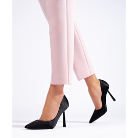 Ženske štikle Vinceza crne crno 1