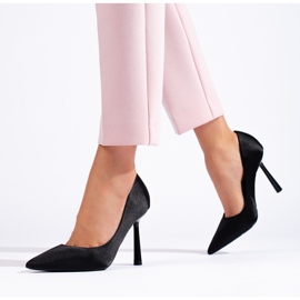 Ženske štikle Vinceza crne crna 2