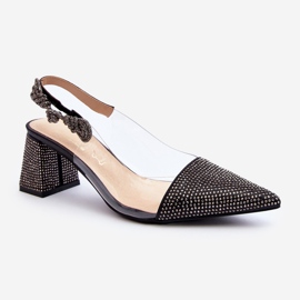 Elegantne cipele sa šiljatim vrhom D&amp;A MR91292-1 crne crna 2