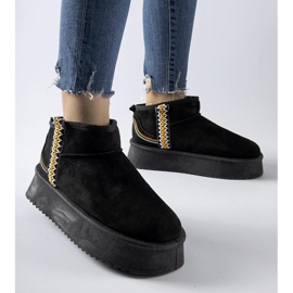 Crne čizme za snijeg na Scavi platformi crno 1