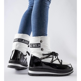 Bijele čizme za snijeg na platformi Vineyard bijela 1