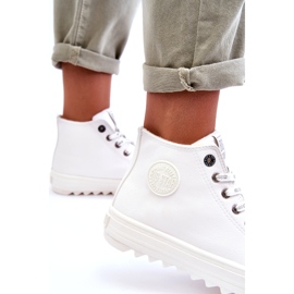 Ženske tenisice Big Star High Warm White GG274108 bijela 1