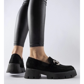 Giacomo crne mokasine sa kamenčićima crna 1