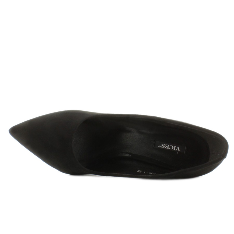 Elegantne pumpice s originalnim potpeticama crno 2