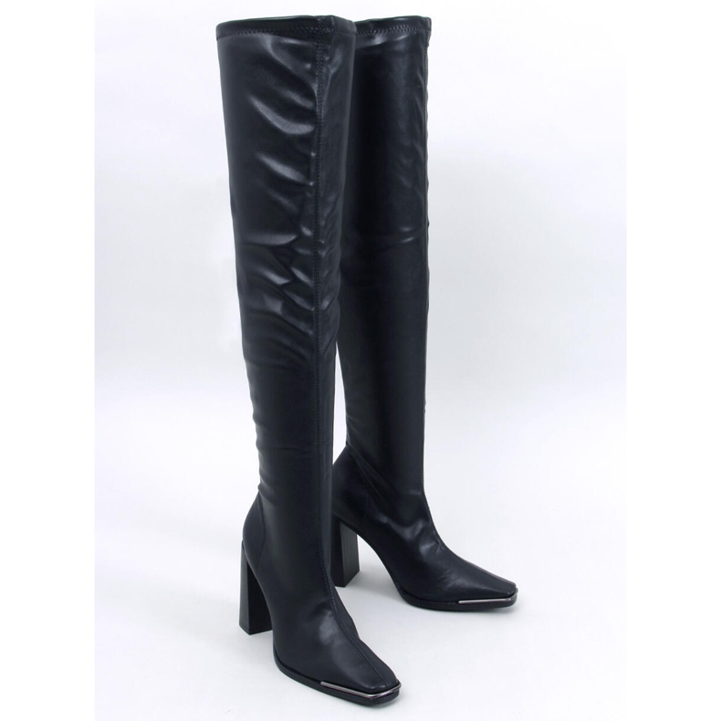 Marlone crne mule na visoku petu crna 1