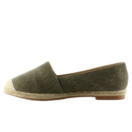 Espadrile s platnenim kapicama JH23P Green zelena 1