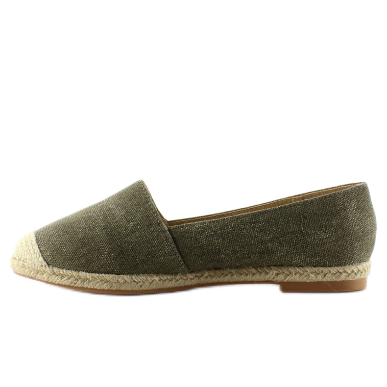 Espadrile s platnenim kapicama JH23P Green zelena 1