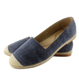 Espadrile s platnenim kapicama JH23P D. Plave plava 1