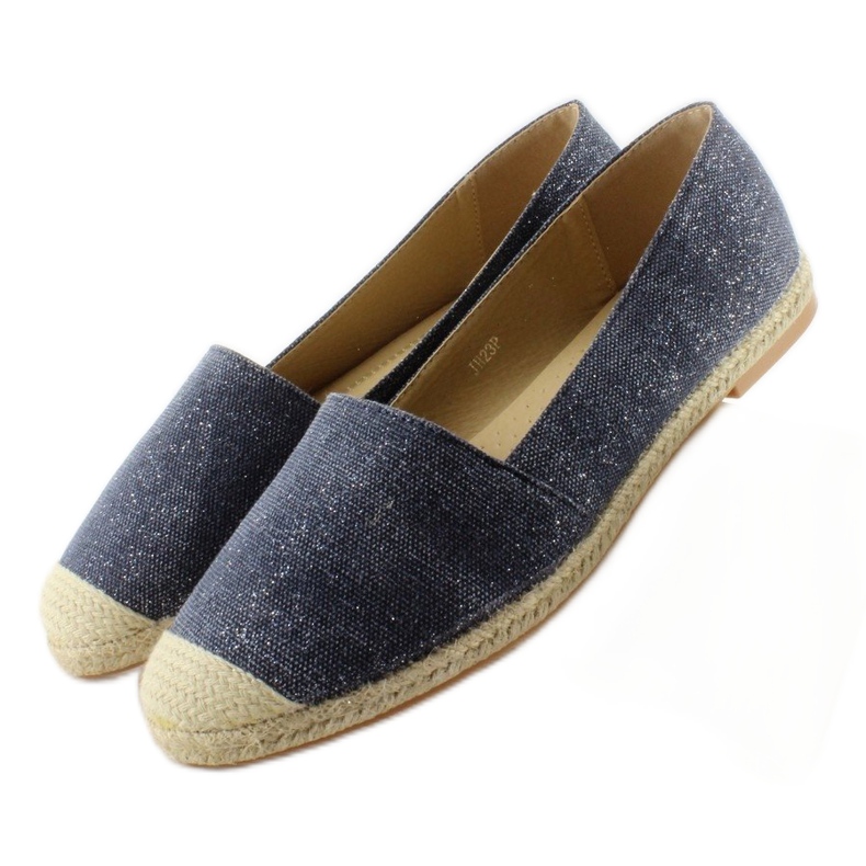 Espadrile s platnenim kapicama JH23P D. Plave plava 2