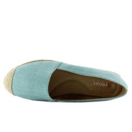 Espadrile s platnenim kapama JH23P L. Plave plava 2