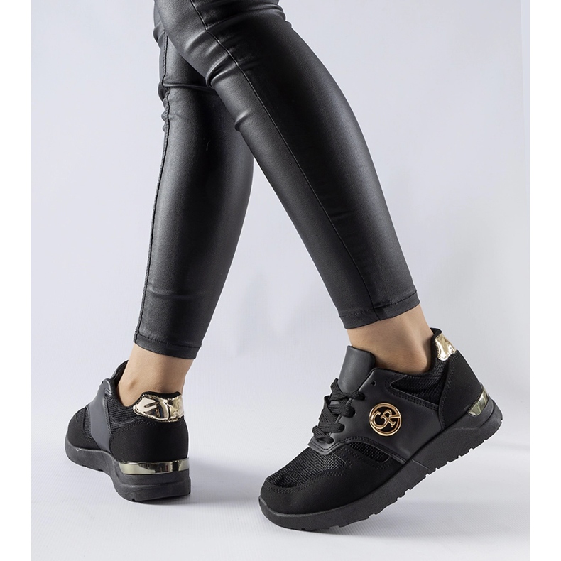 Crne sportske tenisice Almenno crna 2