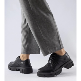 Piazzetta crne cipele na vezanje crno 1