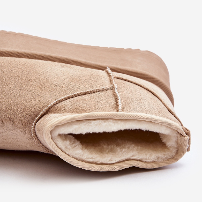 Bež Caliksa ženske čizme za snijeg s debelim potplatom 1