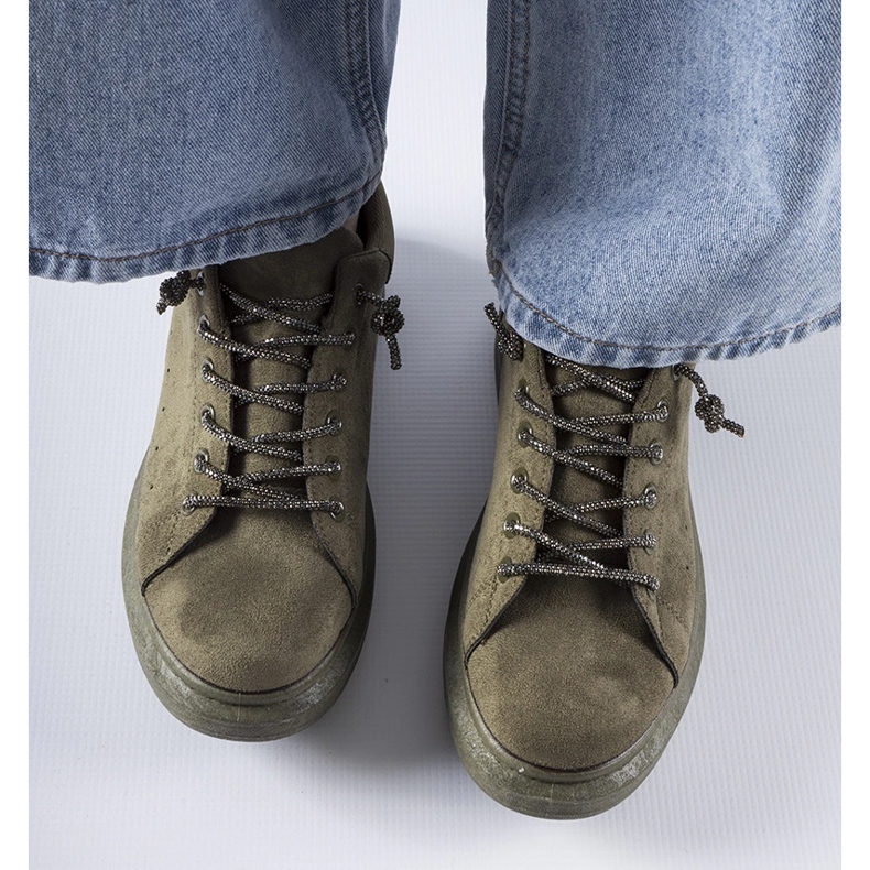 Zelene tenisice na Cipriano platformi zelena 1