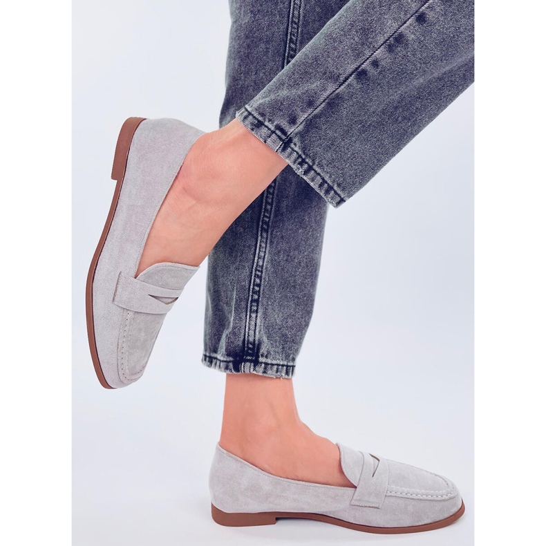 Ženske mokasine Dorry Grey siva 1