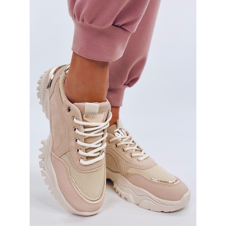 Ženske sportske cipele Fleis Beige bež 2