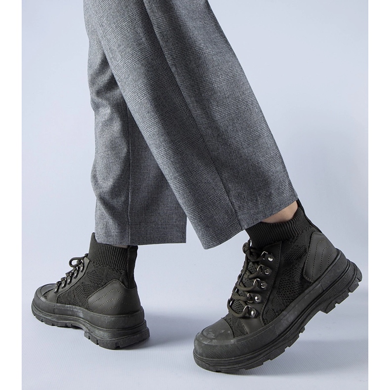 Zelene visoke platnene tenisice marke Casalma zelena 1