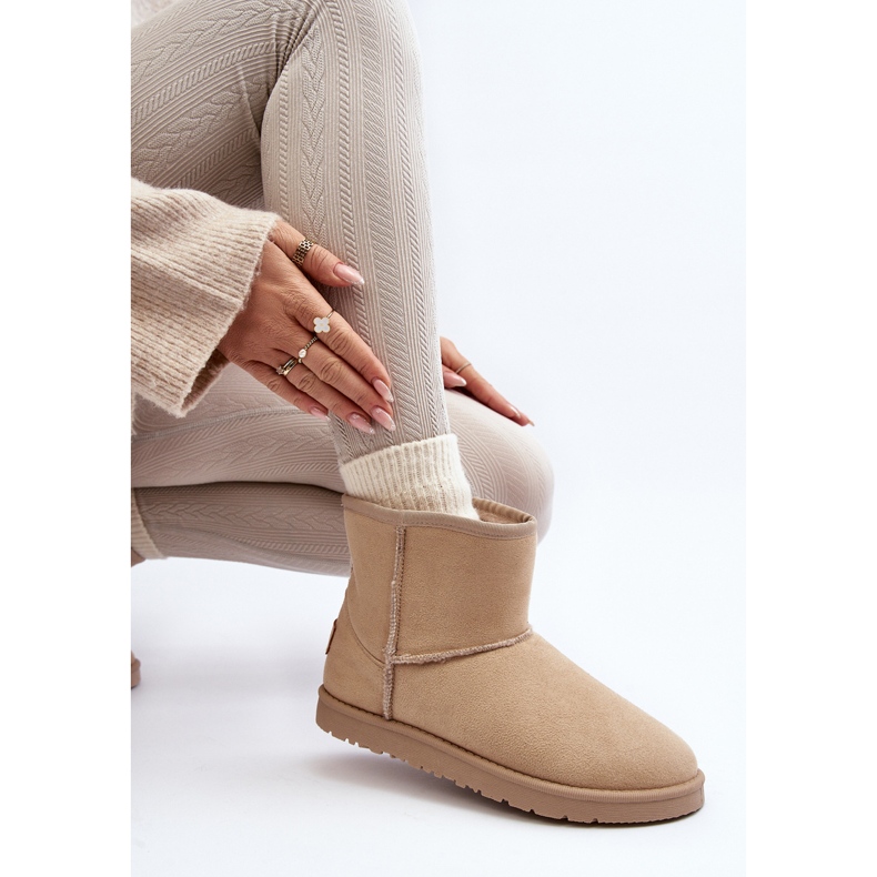 Ženske Cross Jeans čizme za snijeg MM2R4023C bež 2