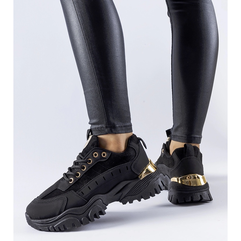 Laudes crne sportske tenisice crno 1