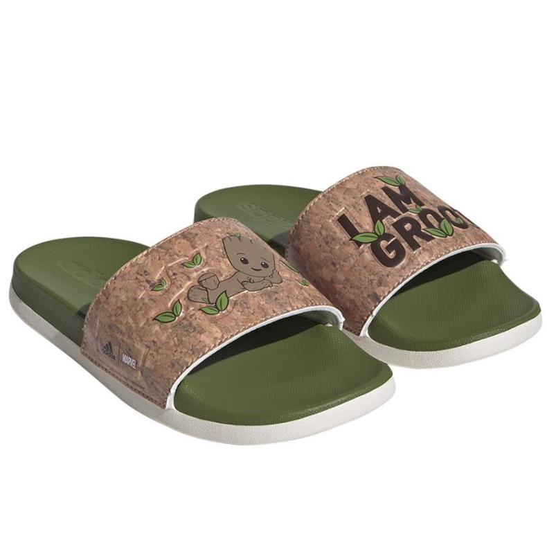 Adidas Adilette Comfort Jr japanke ID8029 zelena 1