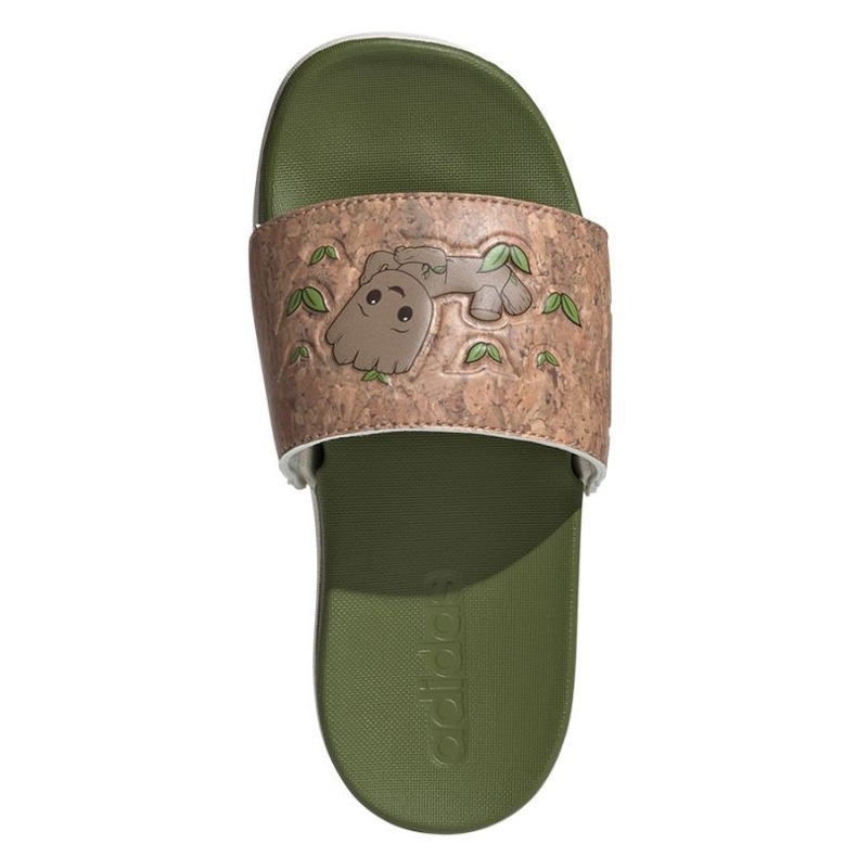 Adidas Adilette Comfort Jr japanke ID8029 zelena 2