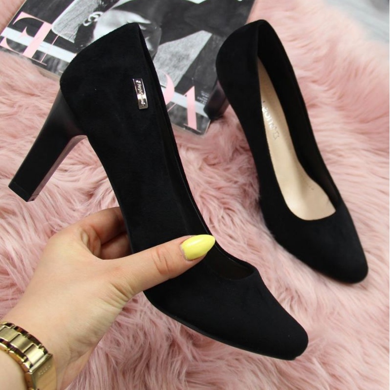 Sergio Leone W SK39T crne salonke od brušene kože crna 1