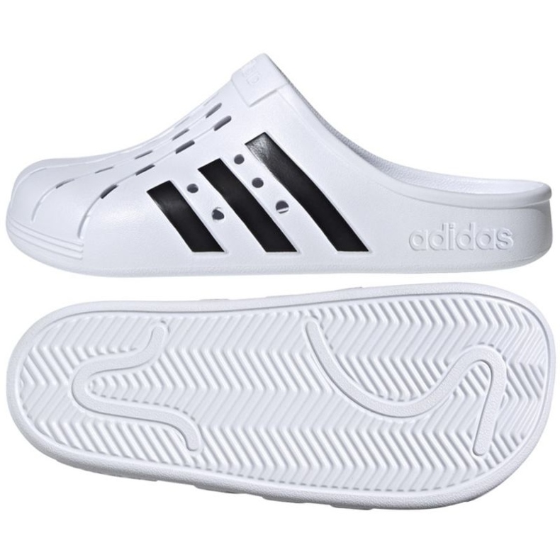 Adidas Adilette Clog FY8970 sportske japanke od bijele pjene bijela 1
