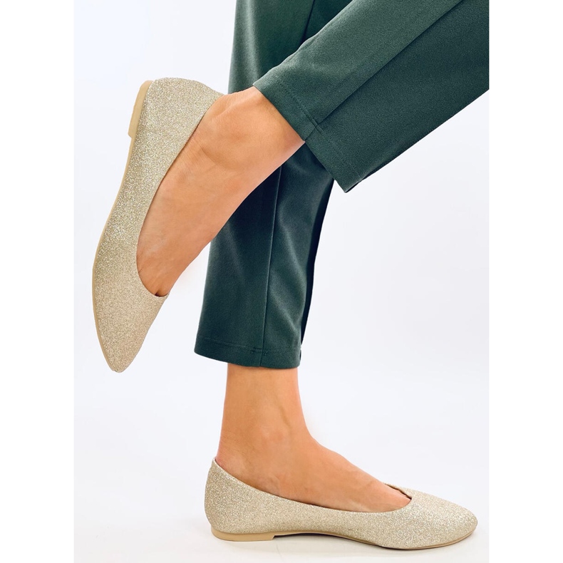 Chiesa zlatne svjetlucave balerinke zlatni 2