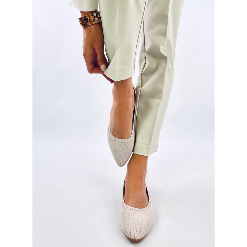 Kreiss Beige ažur balerinke bež 1