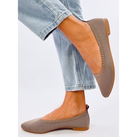 Kreiss kaki ažur balerinke smeđa 1