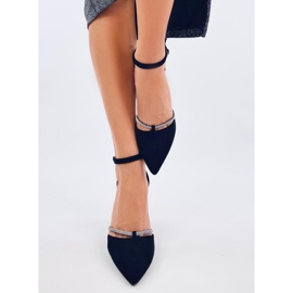 Ingrid Crne cipele s visokom petom i kamenčićima crna 1